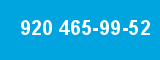 920 465-99-52